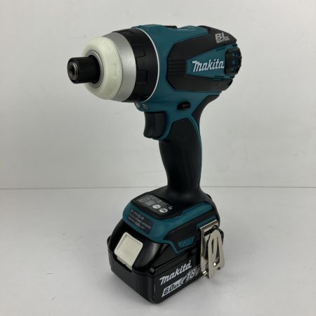 ЗЗ MAKITA マキタ 18v インパクトドライバ　バッテリーx2 充電器 ケース付 TP141 ブルー