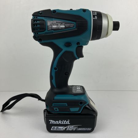 ЗЗ MAKITA マキタ 18v インパクトドライバ　バッテリーx2 充電器 ケース付 TP141 ブルー