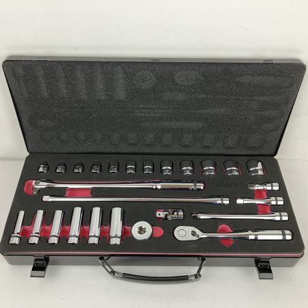 ЗЗ nepros 差込角9.5ｍｍ ソケットレンチセット 26点 ケース付 NTB3X26AZ シルバー