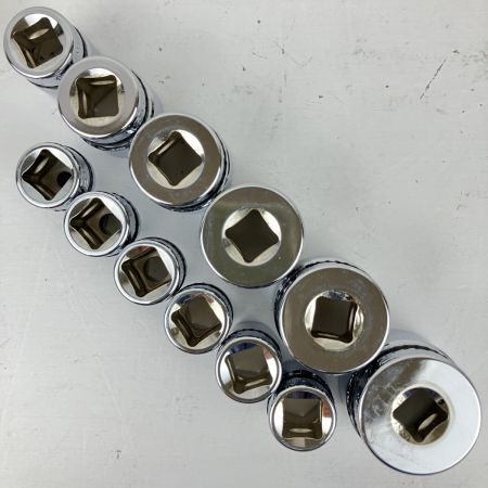 ЗЗ nepros 差込角9.5ｍｍ ソケットレンチセット 26点 ケース付 NTB3X26AZ シルバー