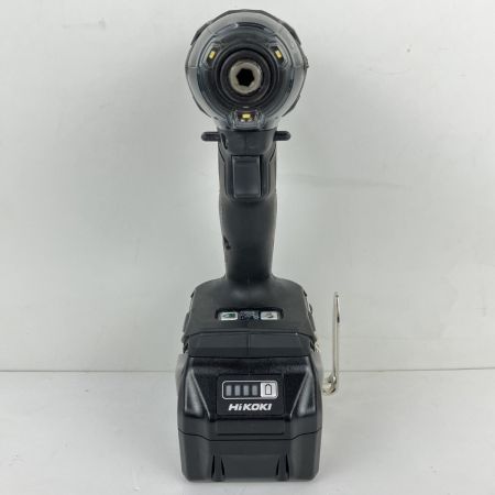 ЗЗ HiKOKI ハイコーキ 36V インパクトドライバ 充電器 バッテリー×2 ケース付 WH36DC ブラック