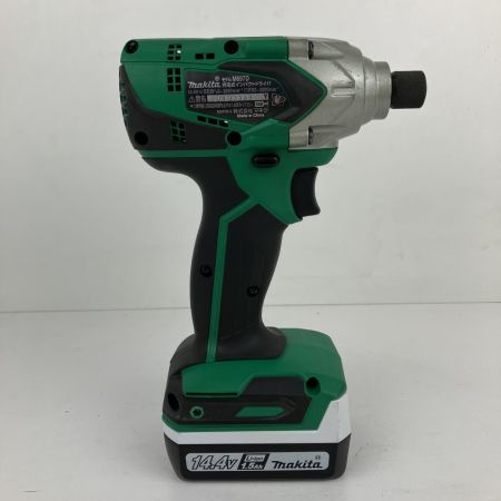 ЗЗ MAKITA マキタ 14.4v インパクトドライバ バッテリーx2 充電器 ケース付 M697D グリーン