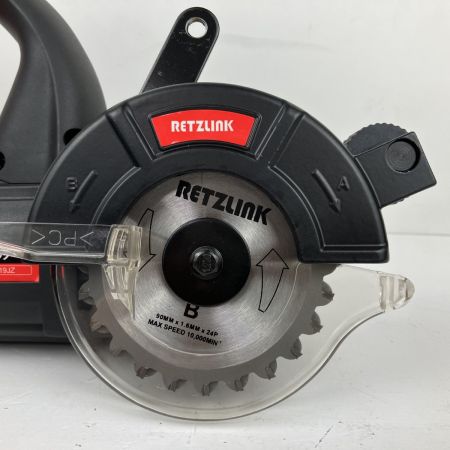 ЗЗ RETZ 100V 90mm デュアルソー マルチカッターダブルソー 取説 ケース付 RZ-NMCC90AC ブラック×レッド