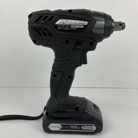 ЗЗ EARTH MAN アースマン 18v インパクトレンチ バッテリーx1 充電器 ケース付 IW-180LiA ブラック