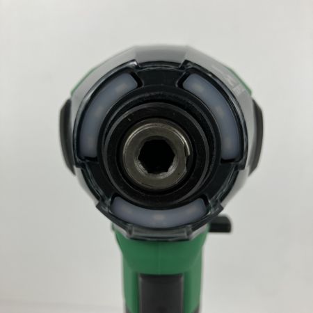 ЗЗ HiKOKI ハイコーキ (2)36v インパクトドライバ バッテリーx2 充電器 ケース付 WH36DD ブラック×グリーン