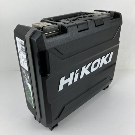 ЗЗ HiKOKI ハイコーキ (2)36v インパクトドライバ バッテリーx2 充電器 ケース付 WH36DD ブラック×グリーン