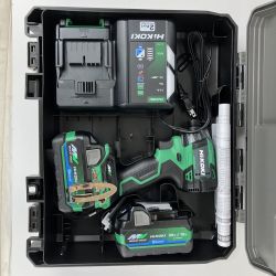 ЗЗ HiKOKI ハイコーキ 36v インパクトドライバ バッテリーx2 充電器 ケース付 WH36DD グリーン Sランク