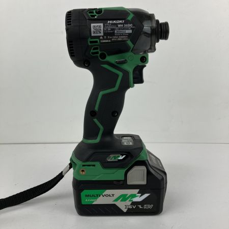 ЗЗ HiKOKI ハイコーキ 36v インパクトドライバ バッテリーx1付 WH36DC グリーン