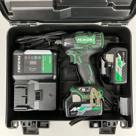 ЗЗ HiKOKI ハイコーキ 36v 12.7mm インパクトレンチ バッテリーx2 充電器 ケース付 WR36DC グリーン