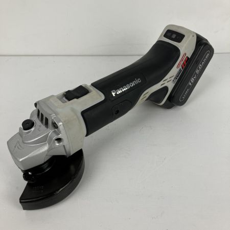 ЗЗ Panasonic パナソニック 18v 100mm ディスクグラインダー バッテリーx2 充電器付 EZ46A1 ブラック×ホワイト