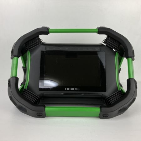 ЗЗ HITACHI 日立 14.4v/18v コードレスラジオ付テレビ リモコン アダプタ付 UR18DSML ブラック×グリーン