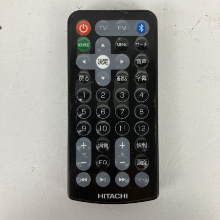 ЗЗ HITACHI 日立 14.4v/18v コードレスラジオ付テレビ リモコン アダプタ付 UR18DSML ブラック×グリーン