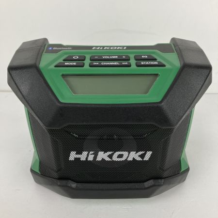 ЗЗ HiKOKI ハイコーキ 14.4v/18v コードレスラジオ ACアダプター付 UR18DA グリーン