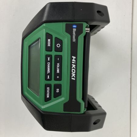 ЗЗ HiKOKI ハイコーキ 14.4v/18v コードレスラジオ ACアダプター付 UR18DA グリーン