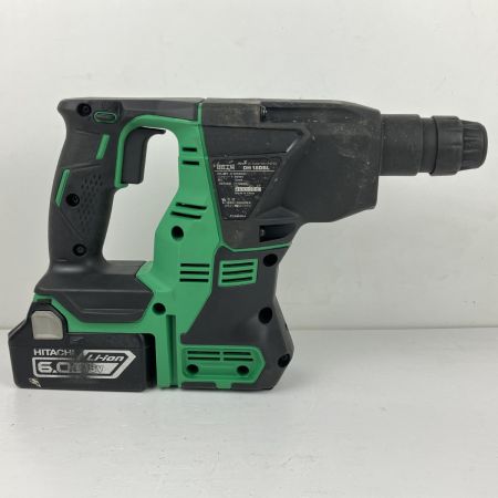 ЗЗ HITACHI 日立 26mm 充電式ロータリハンマドリル 充電器 バッテリー×2 ケース付 DH18DBL グリーン