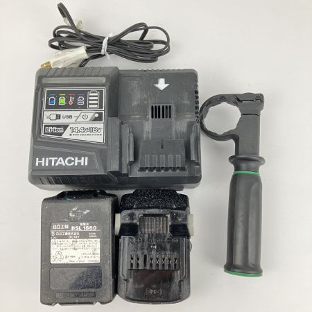 ЗЗ HITACHI 日立 26mm 充電式ロータリハンマドリル 充電器 バッテリー×2 ケース付 DH18DBL グリーン