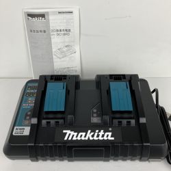 ЗЗ MAKITA マキタ 7.2-18v用 2口急速充電器 取説付 DC18RD ブラック Sランク
