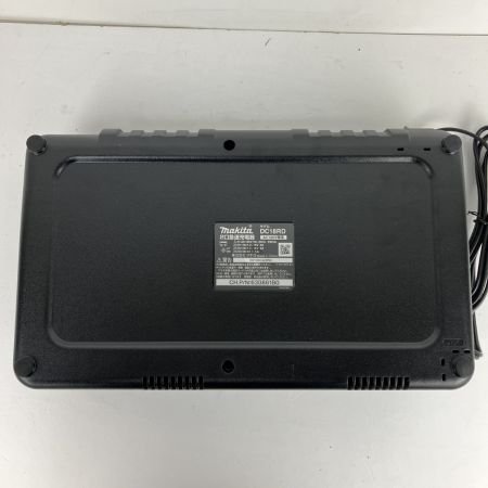 ЗЗ MAKITA マキタ 7.2-18v用 2口急速充電器 取説付 DC18RD ブラック