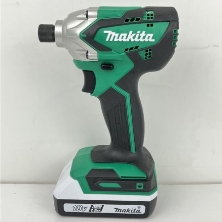 ЗЗ MAKITA マキタ 18v 充電式インパクトドライバ 充電器 バッテリー×2 ケース付 MTD002D グリーン