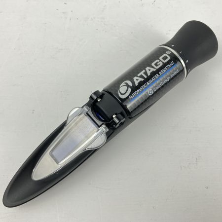 ЗЗ ATAGO 自動温度補正 防水機能付手持屈折計 ケース付 ※校正歴不明 MASTER-53Pα ブラック