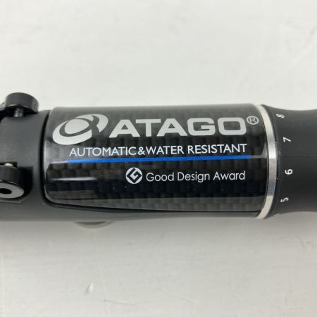 ЗЗ ATAGO 自動温度補正 防水機能付手持屈折計 ケース付 ※校正歴不明 MASTER-53Pα ブラック