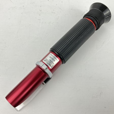 ЗЗ SATO 手持屈折計 濃度計 ラーメンスープ濃度計 スポイト ドライバー ケース付 ※校正歴不明 SK-201R レッド