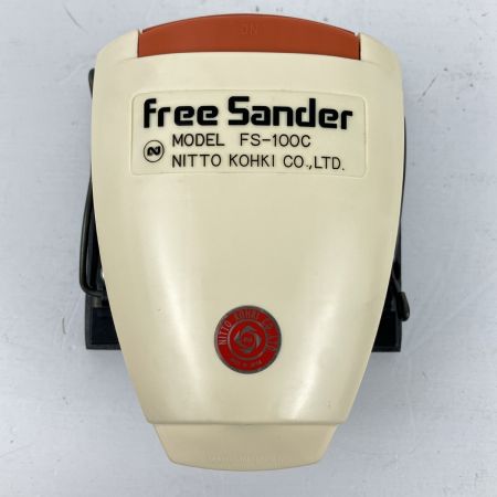 ЗЗ 日東工器 常圧 エアサンダ 取説 外箱付 FS-100C アイボリー