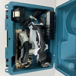 ЗЗ MAKITA マキタ 18v 165mm 充電式丸のこ バッテリーx2 充電器 ケース付 HS630D ホワイト Cランク