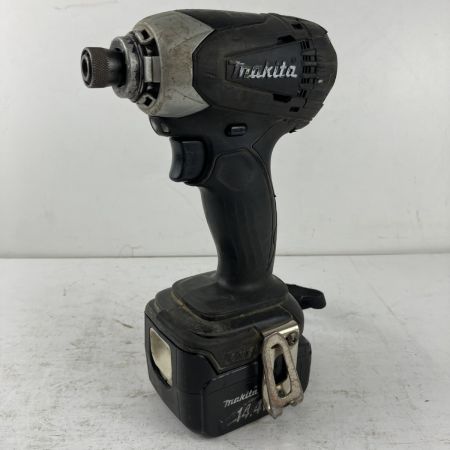 ЗЗ MAKITA マキタ 14.4v インパクトドライバ バッテリーx1付 ※充電器無し TD134DX2 ブラック