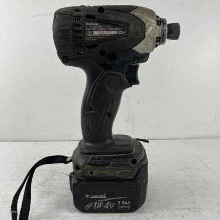 ЗЗ MAKITA マキタ 14.4v インパクトドライバ バッテリーx1付 ※充電器無し TD134DX2 ブラック