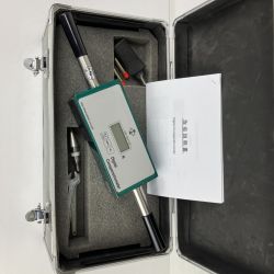 ЗЗ 関西機器製作所 コーンペネトロメーター ロッド ケース付　校正歴不明 型番記載なし グリーン Cランク