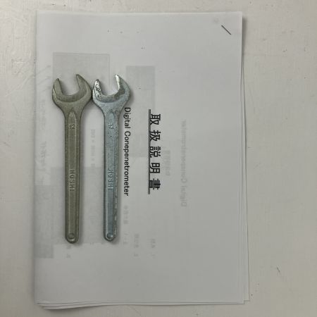 ЗЗ 関西機器製作所 コーンペネトロメーター ロッド ケース付　校正歴不明 型番記載なし グリーン