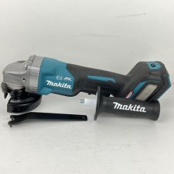 ЗЗ MAKITA マキタ 40V 100mm 充電式ディスクグラインダー ハンドル ピンレンチ付 GA019G ブルー Aランク