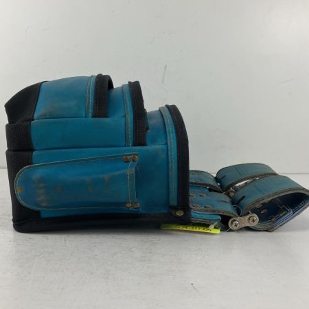 ЗЗ KNICKS 受注生産品 最高級硬式グローブ革 チェーンタイプ3段腰袋 KGBL-301DDX ブルー