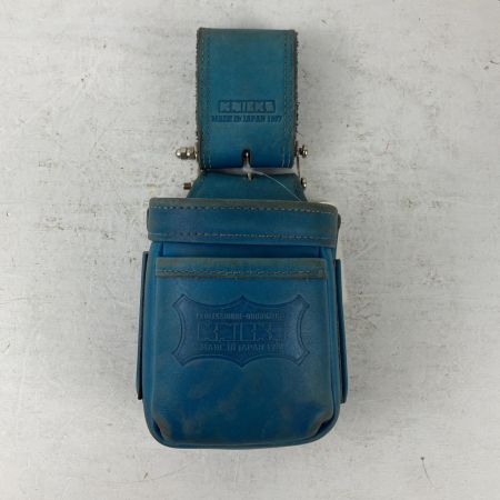 ЗЗ KNICKS 最高級硬式グローブ革小物腰袋 KGBL-201VADX ブルー