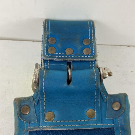 ЗЗ KNICKS 最高級硬式グローブ革小物腰袋 KGBL-201VADX ブルー