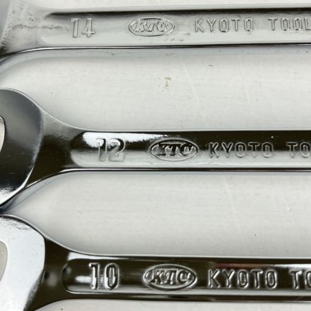 ЗЗ KTC Profit 10mm 12mm 14ｍｍ 両口スパナ 3本組  シルバー