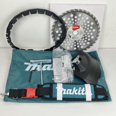 ЗЗ MAKITA マキタ 18v+18v スプリットモータ 刈払機アタッチメント・ベルト・刃付 MUX60D ブルー