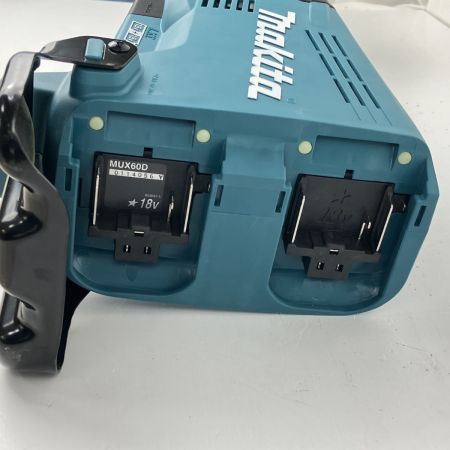 ЗЗ MAKITA マキタ 18v+18v スプリットモータ 刈払機アタッチメント・ベルト・刃付 MUX60D ブルー