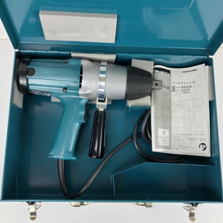 ЗЗ MAKITA マキタ 100v 19mm インパクトレンチ ケース付 6906 ブルー