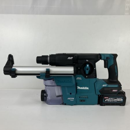 ЗЗ MAKITA マキタ 40v 30mm 充電式ハンマドリル バッテリーx2 充電器 集じんシステム ケース付 HR008G ブルー
