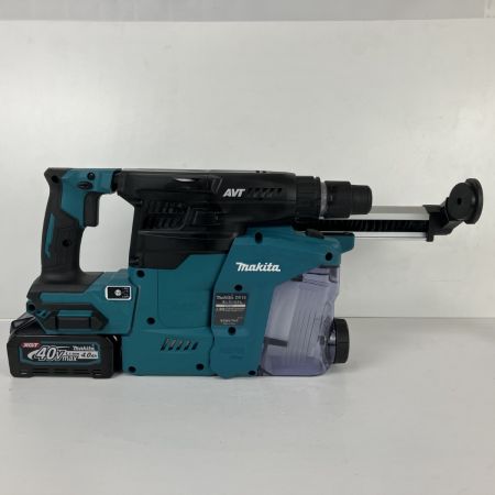 ЗЗ MAKITA マキタ 40v 30mm 充電式ハンマドリル バッテリーx2 充電器 集じんシステム ケース付 HR008G ブルー