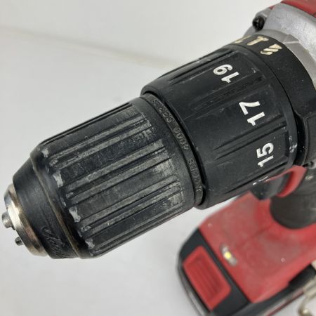 ЗЗ UBERMANN 18v ドライバドリル バッテリーx1 充電器 ケース付 UB18VVDDBL50BPCG レッド×ブラック