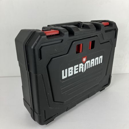 ЗЗ UBERMANN 18v ドライバドリル バッテリーx1 充電器 ケース付 UB18VVDDBL50BPCG レッド×ブラック