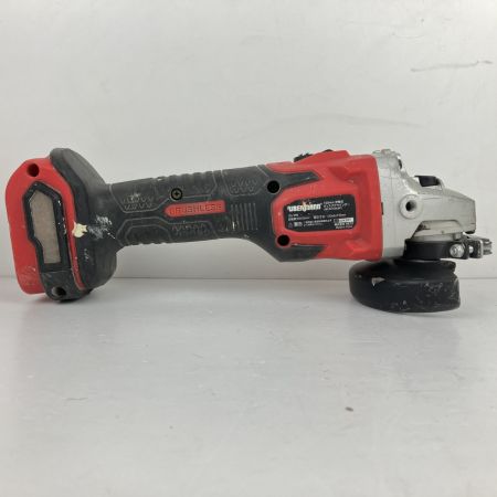 ЗЗ UBERMANN 18v 100mm 充電式ディスクグラインダー 本体のみ ※充電器・バッテリーなし UB18VAGBLBFS レッド×ブラック