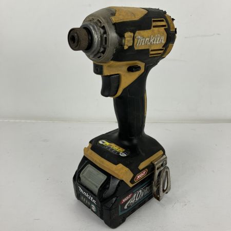 ЗЗ MAKITA マキタ 40v インパクトドライバ バッテリーx1付 TD001G イエロー