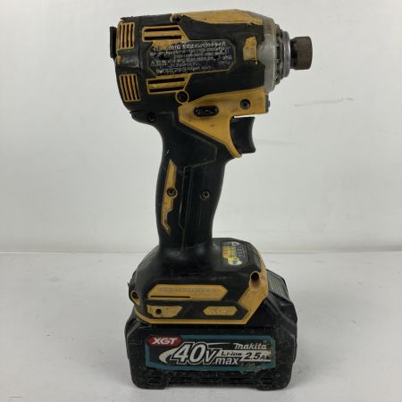 ЗЗ MAKITA マキタ 40v インパクトドライバ バッテリーx1付 TD001G イエロー