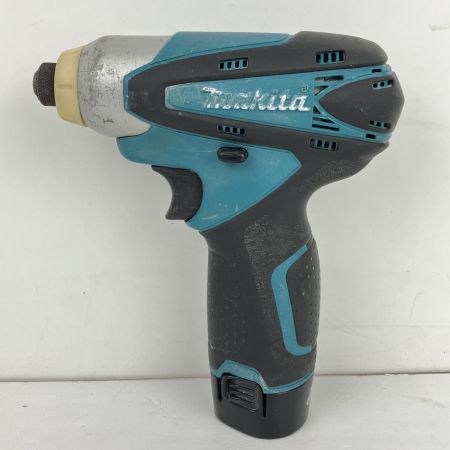 ЗЗ MAKITA マキタ 10.8v 充電式インパクトドライバ 充電器 バッテリー×1 ケース付 TD090D ブルー