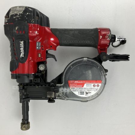 ЗЗ MAKITA マキタ 25mm 高圧 エア釘打ち機 取説 ケース付 AN250HC レッド