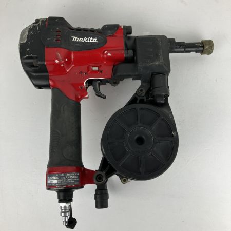 ЗЗ MAKITA マキタ 25mm 高圧 エア釘打ち機 取説 ケース付 AN250HC レッド